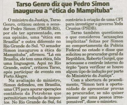 Jornal do Comércio 11/08/09