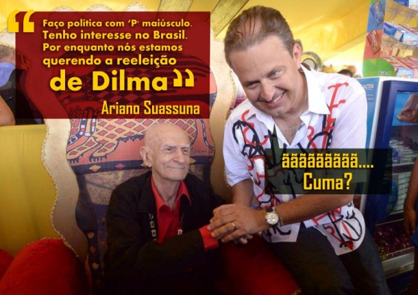 Ariano Suassuna diz por que vota Dilma