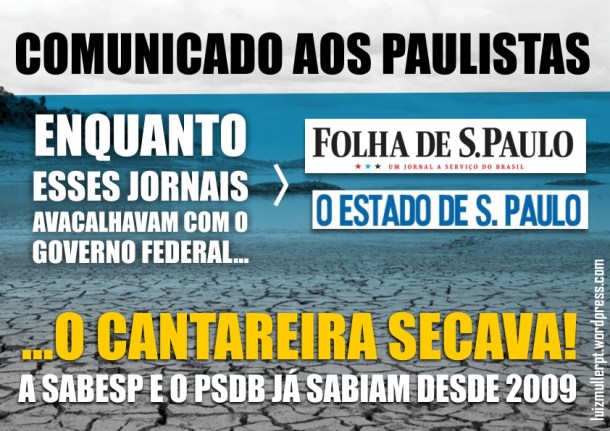 Comunicado aos paulistas