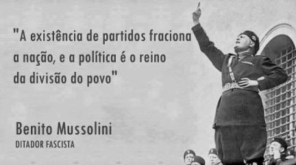 O discurso de que há pessoas que são acima dos partidos é antigo.E custou caro para a humanidade
