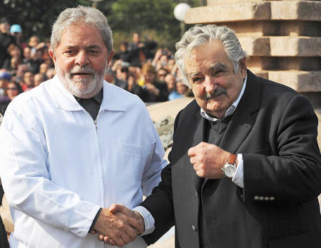 BRAZIL-URUGUAY-LULA-MUJICA