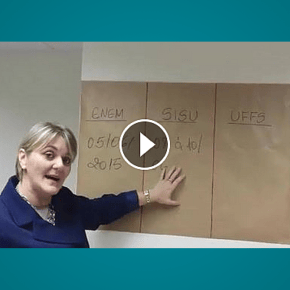 Atenção alunos ao recado importante da professora Luciane&nbsp;Carminatti