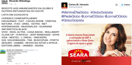 Globo boicote