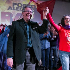 Com ‘Fora Temer’ e ‘Melo é Sartori’, PT confirma candidatura de Raul&nbsp;Pont