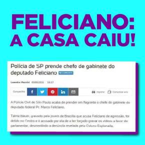 Polícia prende chefe de gabinete de Feliciano em flagrante e cerca&nbsp;deputado