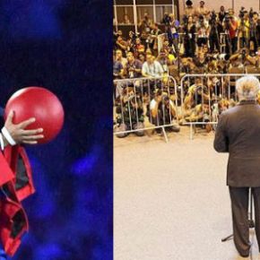 O Super Mário e o Mini&nbsp;Michel