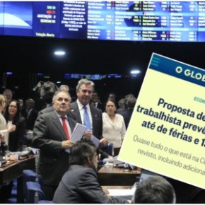 Por 59 votos a 21, Senado aprova fim das férias, do 13º salário e&nbsp;privatizações
