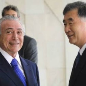 Pragmatismo chinês: Em visita de Temer, China pergunta como Brasil produziu presidente&nbsp;falsificado