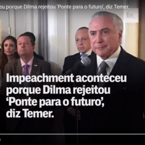 Peixe morre pela boca: Traíra explica por que deram o golpe contra Dilma&nbsp;(vídeo)