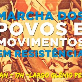 Caminhada de abertura do Fórum Social das Resistências será nesta terça-feira,17/01, as 17&nbsp;horas