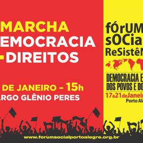 CAMINHADA DE ABERTURA DO FÓRUM SOCIAL DAS RESISTÊNCIAS SERÁ DIA 17/01 EM PORTO&nbsp;ALEGRE