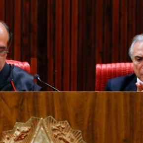 Promiscuidade? Temer viaja com Gilmar, que julgará a sua&nbsp;cassação