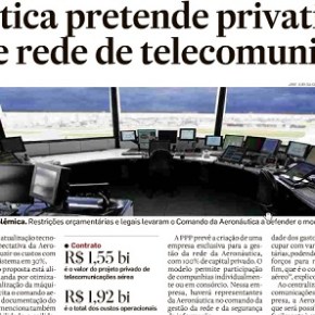 Entregar redes às multinacionais é entregar controle de nosso espaço&nbsp;aéreo