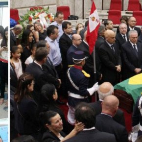 Caras de pau sem limites: JOSÉ SERRA SORRI NO VELÓRIO DE&nbsp;TEORI