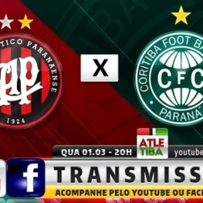 Após adiamento, Atletiba é confirmado com transmissão via Facebook e&nbsp;Youtube