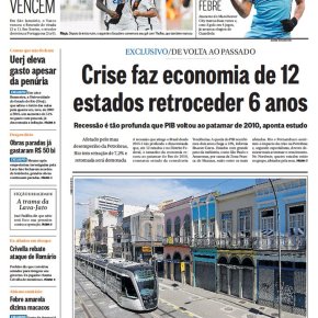 A crise já aparece na capa dos jornalões…que patrocinaram a&nbsp;crise