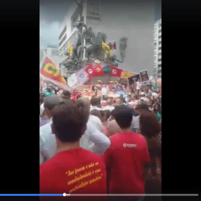 O Blog junto com o povo, na posse do Edegar Pretto na AL/RS (Vídeos gravado ao&nbsp;vívo)