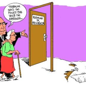 Temer, o ilegítimo, não quer reformar, quer acabar com a sua&nbsp;aposentadoria