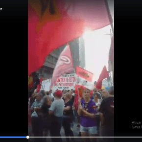 Ato com 10 mil pessoas em Porto Alegre mostram unidade de Centrais e movimentos (Vídeo gravado ao&nbsp;vivo)