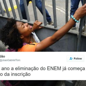 Esse ano a eliminação do ENEM já começa no ato de&nbsp;inscrição