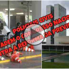 Policiais invadem Congresso Nacional contra a reforma da previdência; assista o&nbsp;vídeo