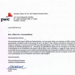 Solicitada por Moro, empresa de Auditoria da Petrobras inocenta&nbsp;Lula