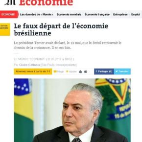 ‘Le Monde’: A falsa recuperação da economia&nbsp;brasileira