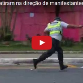 Balas mortais foram disparadas pela PM em Brasília. E a Gente mostra o vídeo&nbsp;aqui