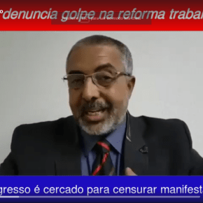 Em vídeo, Paim Denuncia golpe da “reforma” trabalhista