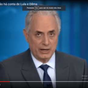 Vídeo: Jornal Nacional admite ao vivo que espalha mentiras contra&nbsp;Lula