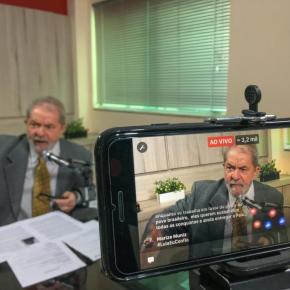 Lula ao fala ao Vivo para a Rádio&nbsp;Itatiaia(Vídeo)