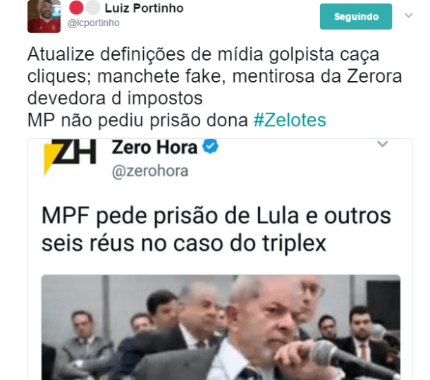 ZERO HORA