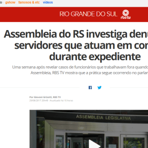 A RBS CRIMINALIZA A POLÍTICA PARA QUE POSSA CONTINUAR MANDANDO NO&nbsp;RS