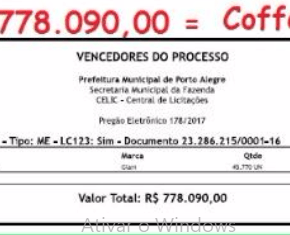 Prefeitura de Porto Alegre gasta R$ 778 mil com empresa de “Cofee Break” mas quer aumentar IPTU “por causa da&nbsp;crise”