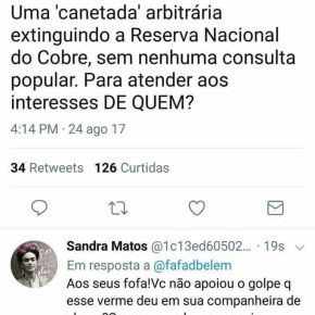 Nas redes sociais, a turma dizendo verdades para Fafá de Belém e outros que&nbsp;tais