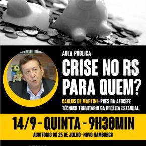 Aula Pública do CPERS: Aprendendo e ensinando antigas e novas&nbsp;lições