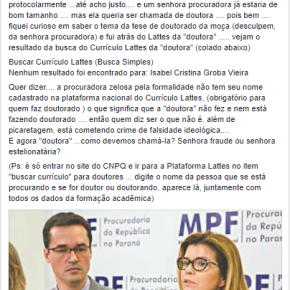 “Doutora” só em arrogância: Sobre a procuradora que exigiu que Lula a chamasse de&nbsp;doutora