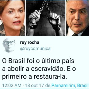 Dilma: O que falta para Temer revogar a Lei&nbsp;Áurea?