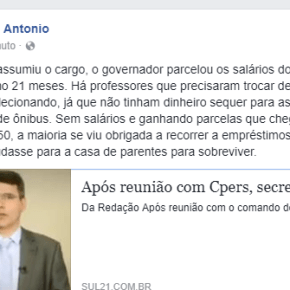 Desabafo de Professor do RS é contundente e mostra por que a Greve é&nbsp;justa
