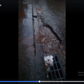 Vídeo: A consciência de alguns porto alegrenses indo pelo ralo ou entupindo&nbsp;ele