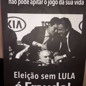 Intervenções urbanas em Porto Alegre denunciam possível Fraude Eleitoral em&nbsp;2018