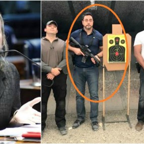 Gleisi: Quem incita a barbárie, nós ou o juiz que divulga em redes sociais fotos exibindo armas&nbsp;pesadas?