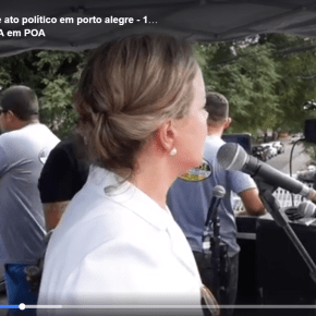 Gleisi Hoffmann em POA: “Cutucaram a onça com vara curta . Não há provas. Só aceitamos a absolvição de Lula!”&nbsp;(Vídeo)