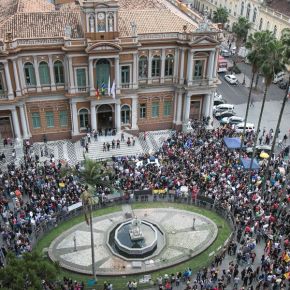 Marchezan quer por cercas fixas em torno do Paço Municipal para restringir acesso do&nbsp;povo