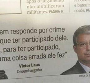 Vergonha: Desembargador do TRF 4 fala que votou em função de “diz que&nbsp;disse”