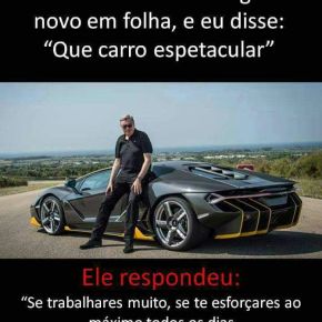 Empresário explica didaticamente a um trabalhador o por que da Luta de Classes ou então da&nbsp;subserviência