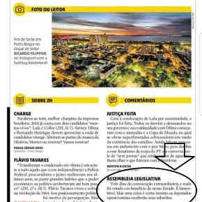 Vergonha: Derrotada na Assembléia, Zero Hora se utiliza de seus leitores mal informados para atacar&nbsp;deputados