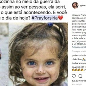 A verdade por trás da foto da menina síria “sorrindo no meio da&nbsp;guerra”