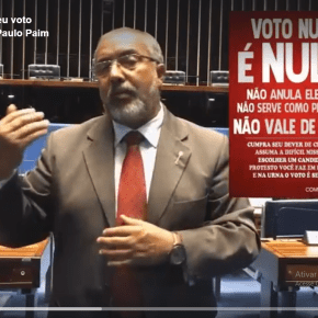Didático e esclarecedor vídeo do Senador Paim sobre o Voto&nbsp;Nulo