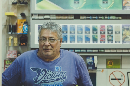  Sid, o dono do Bambu's: atendimento sem discriminação (Foto/Amanda Leal) 